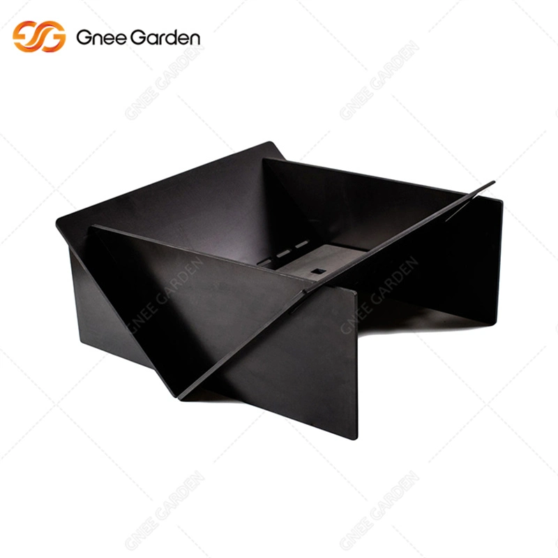 Outdoor Corten Steel Brazier Metal Fire Pit Wood Fuel