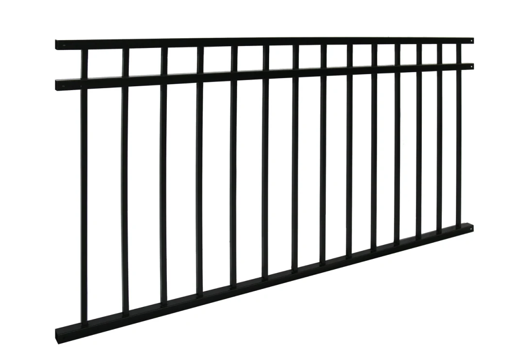 2.4 × 1.8 Meters Australian Security Fence Aluminum Pool Fencing Ornamental Fence Privacy Garden Fence Slat Screen Fence Panel China Manufacturer