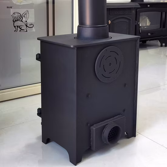 Esschert Design CSX4 Wood Firewood Cast Iron Wood Burner Burning Stove Fire Place Fireplace