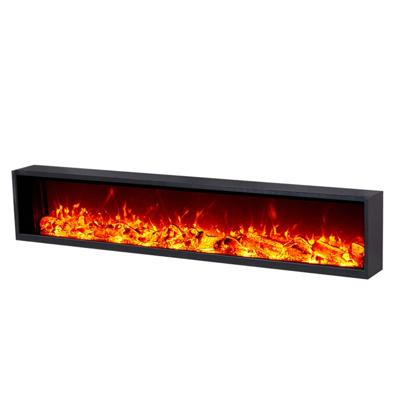 Custom 1 or 7 Flame Decorative Wall Mount Electric Fireplace