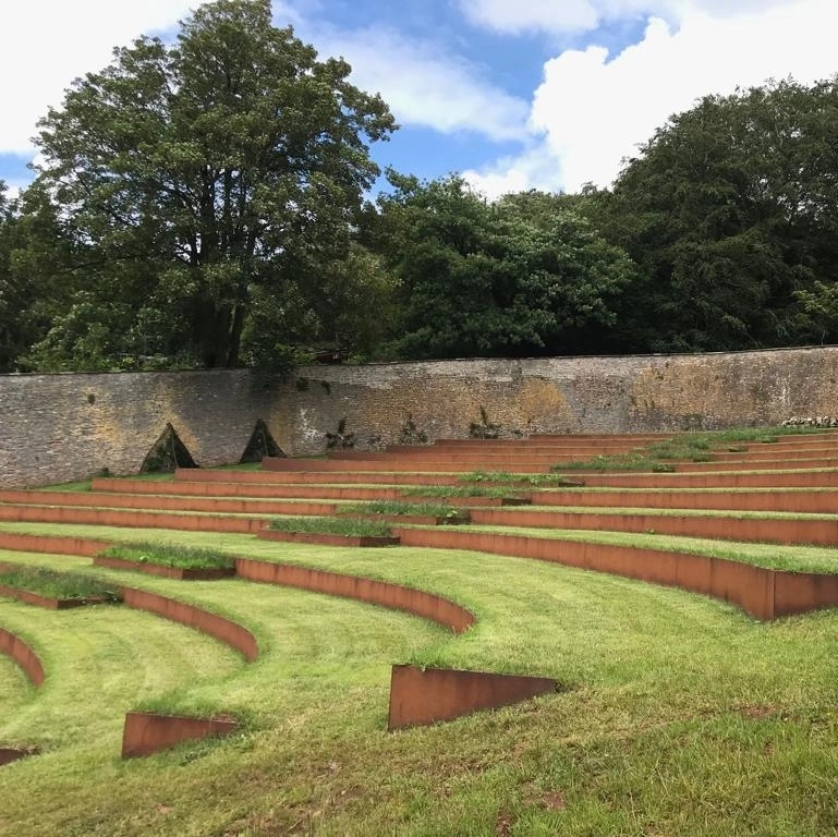 Corten Metal Rusty Garden Edging