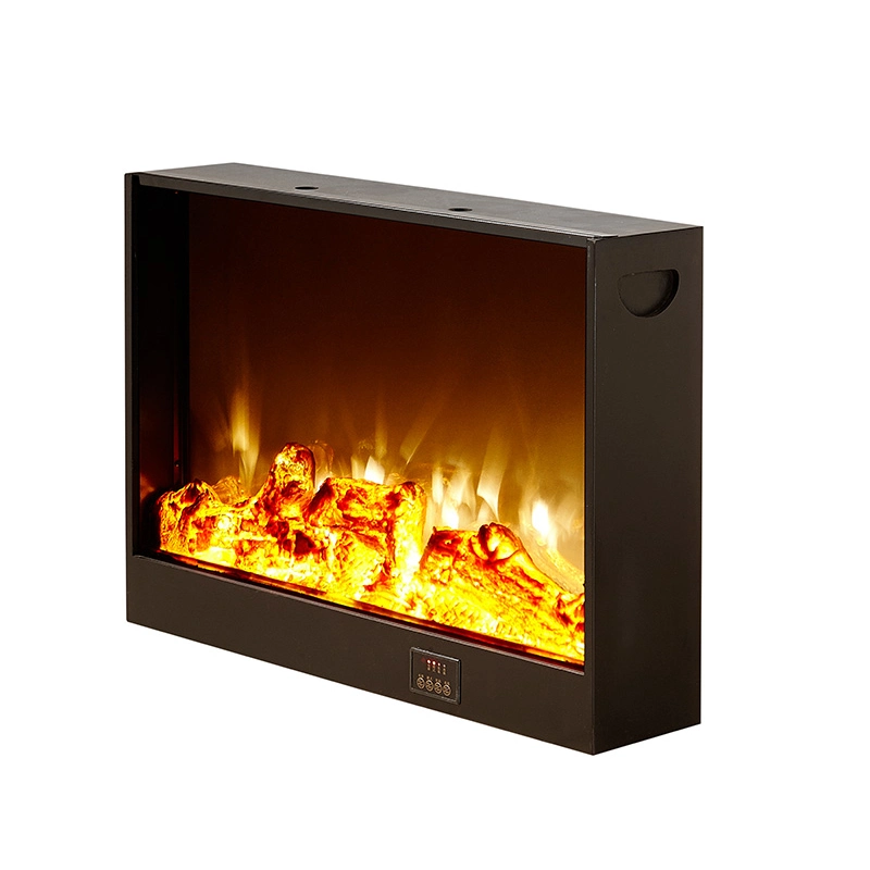 Wooden Wall Mounted LED Mantel Electric Heater Fireplace Sale